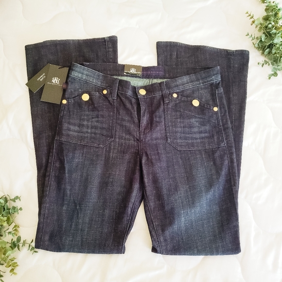 Rock & Republic Denim - ROCK & REPUBLIC NWT SCORPION JEANS FLARE DARK 12 M